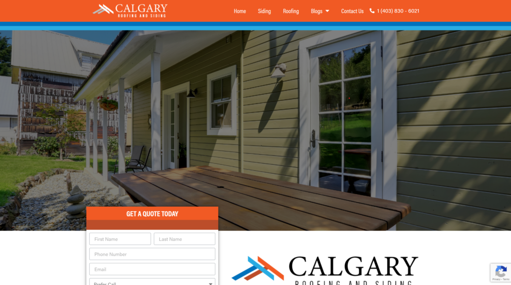Calgary Contractor Web Design